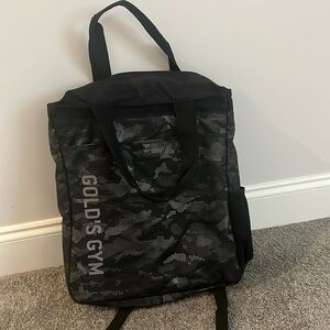 Golds Gym Backpack/Gym Bag